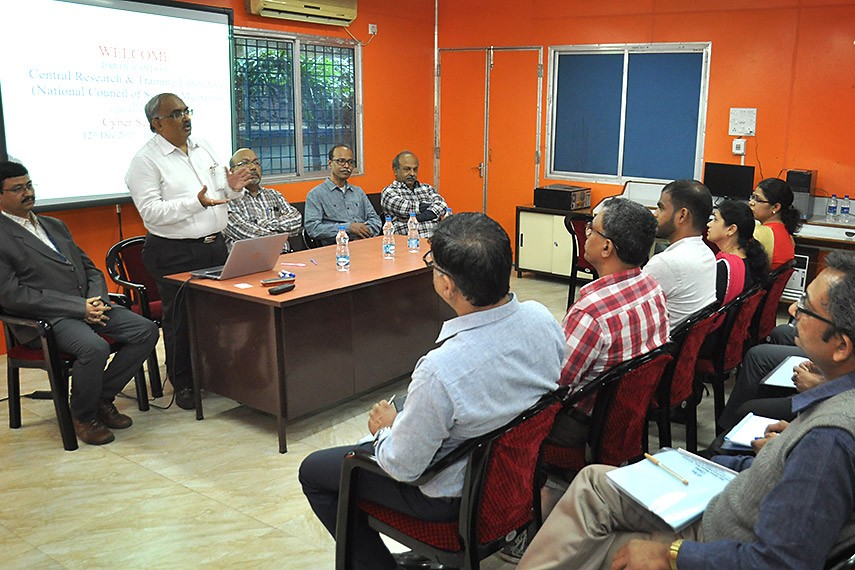 Addressing the workshop, the Director CRTL  Mr. SP Pathak 